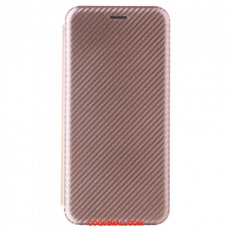 Flip Cover Huawei P50 Pro Fibre Carbone