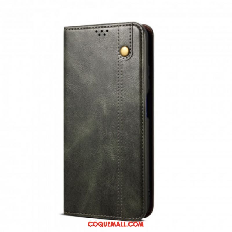 Flip Cover Huawei P50 Pro Simili Cuir Ciré