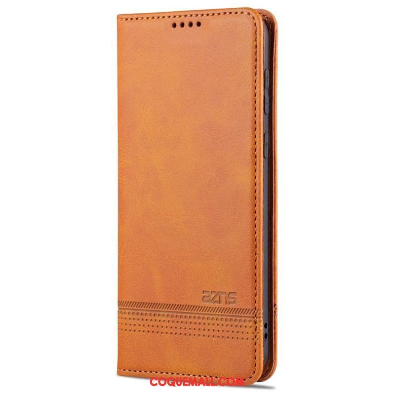 Flip Cover Huawei P50 Pro Style Cuir AZNS