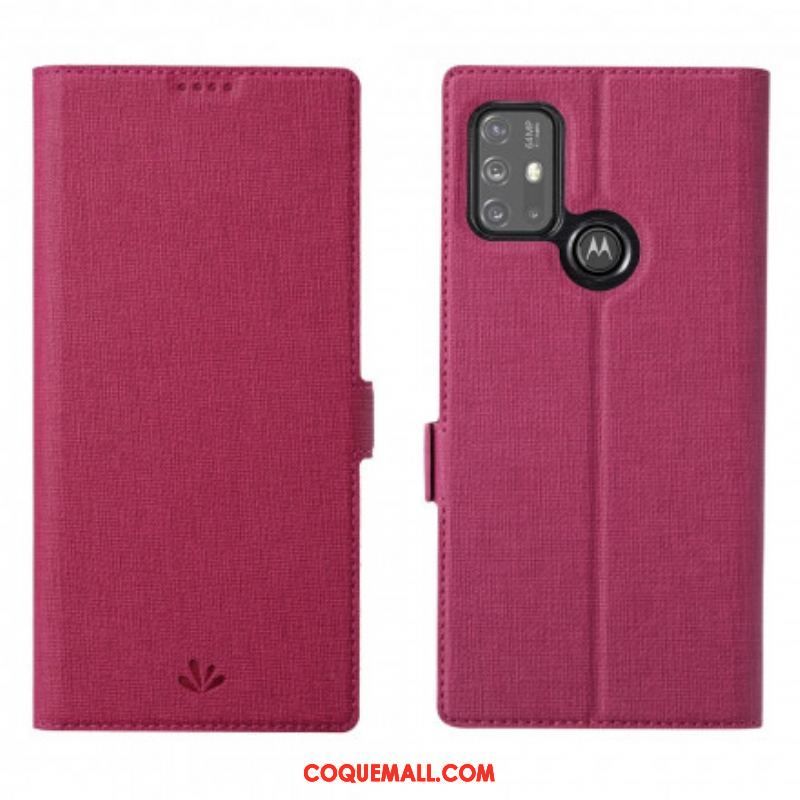 Flip Cover Moto G30 / Moto G10 Texturée VILI DMK