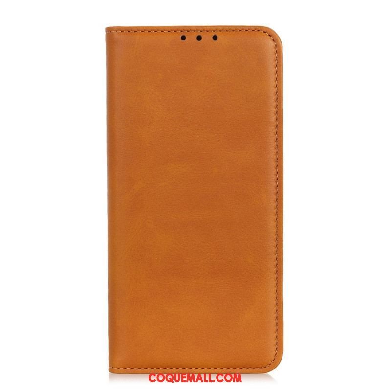 Flip Cover Moto G41 / G31 Cuir Litchi Fendu