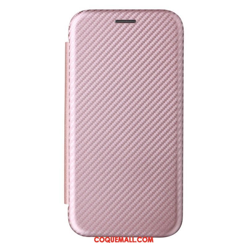 Flip Cover Moto G41 / G31 Silicone Carbone