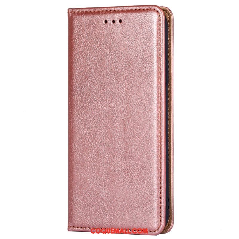 Flip Cover Moto G73 5G Simili Cuir Coutures