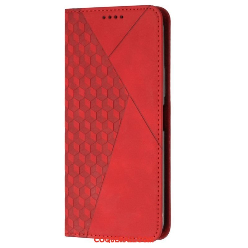 Flip Cover Moto G73 5G Style Cuir avec 3 Porte-Cartes