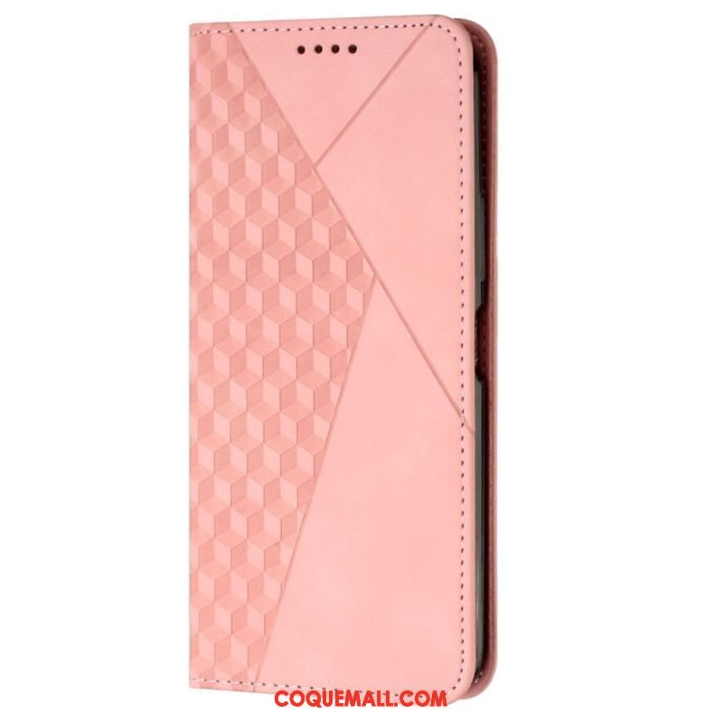 Flip Cover Moto G73 5G Style Cuir avec 3 Porte-Cartes