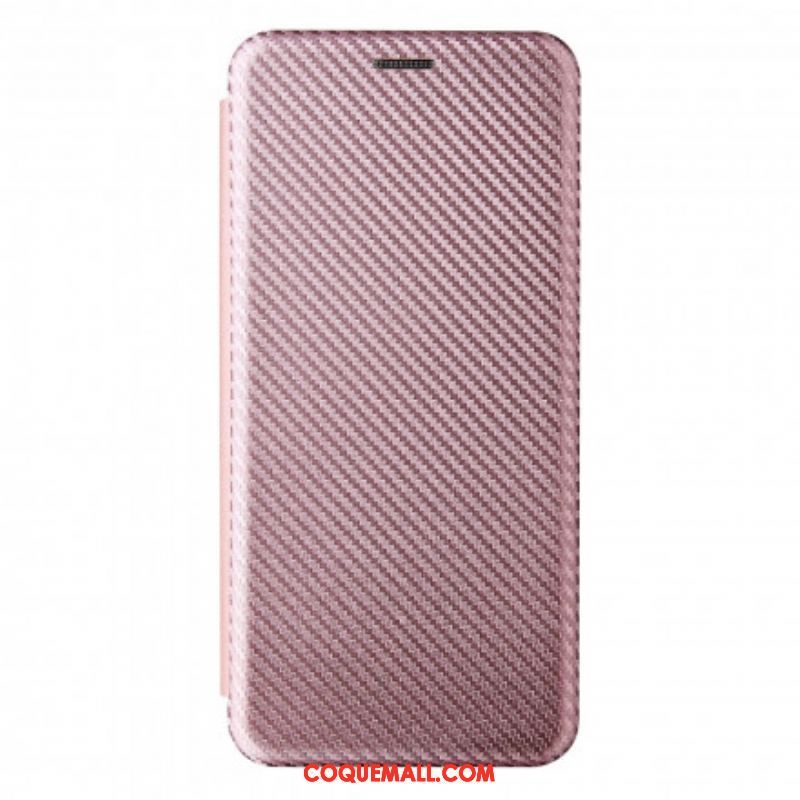 Flip Cover Motorola Edge 20 Lite Silicone Carbone Coloré