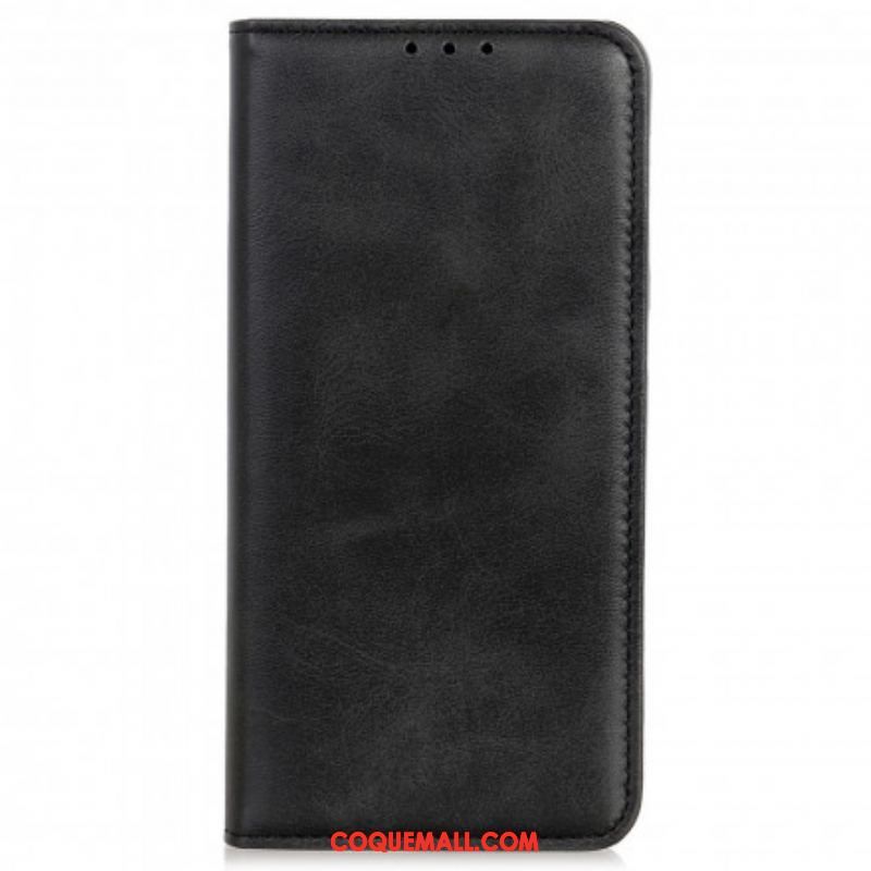 Flip Cover Motorola Edge 20 Pro Cuir Fendu Design