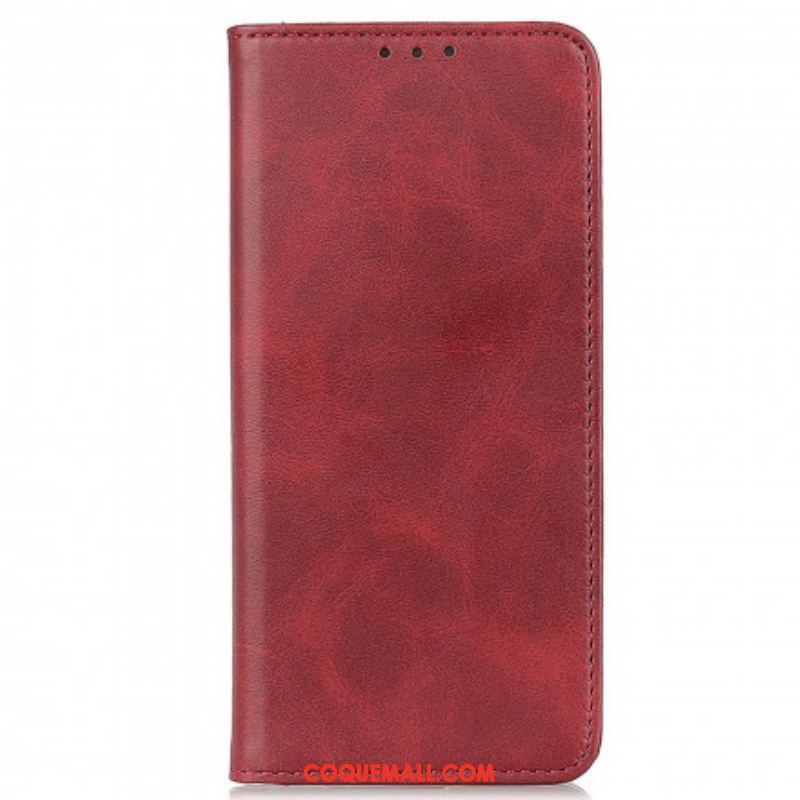 Flip Cover Motorola Edge 20 Pro Cuir Fendu Design