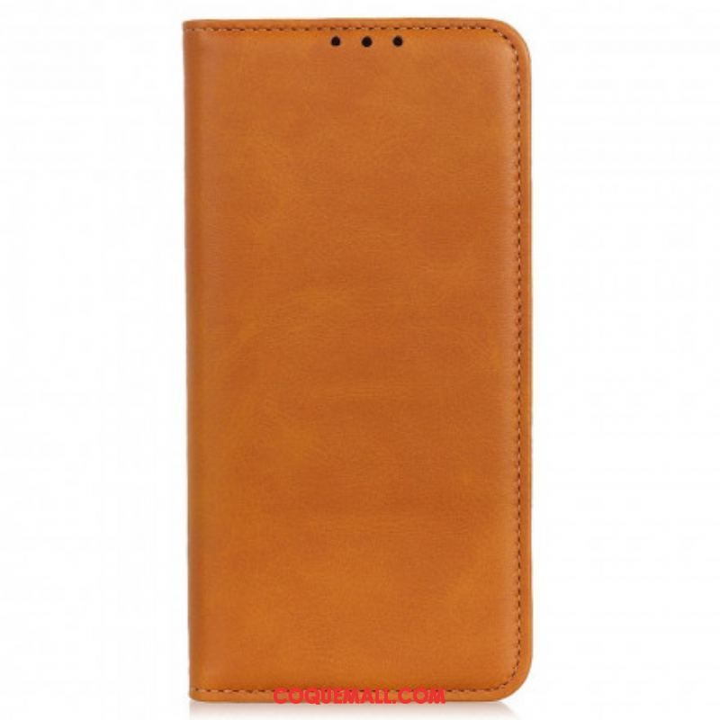 Flip Cover Motorola Edge 20 Pro Cuir Fendu Design