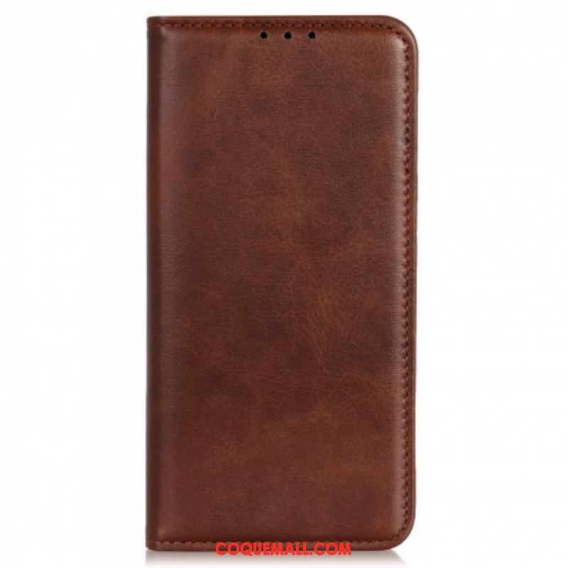 Flip Cover Motorola Edge 20 Pro Cuir Fendu Design