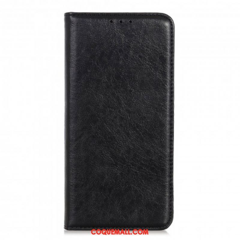 Flip Cover Motorola G60s Cuir Fendu Texturé