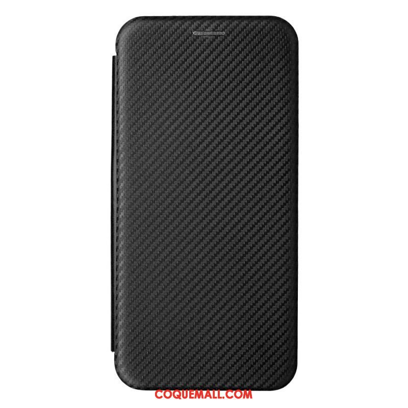 Flip Cover OnePlus 10 Pro 5G Fibre Carbone