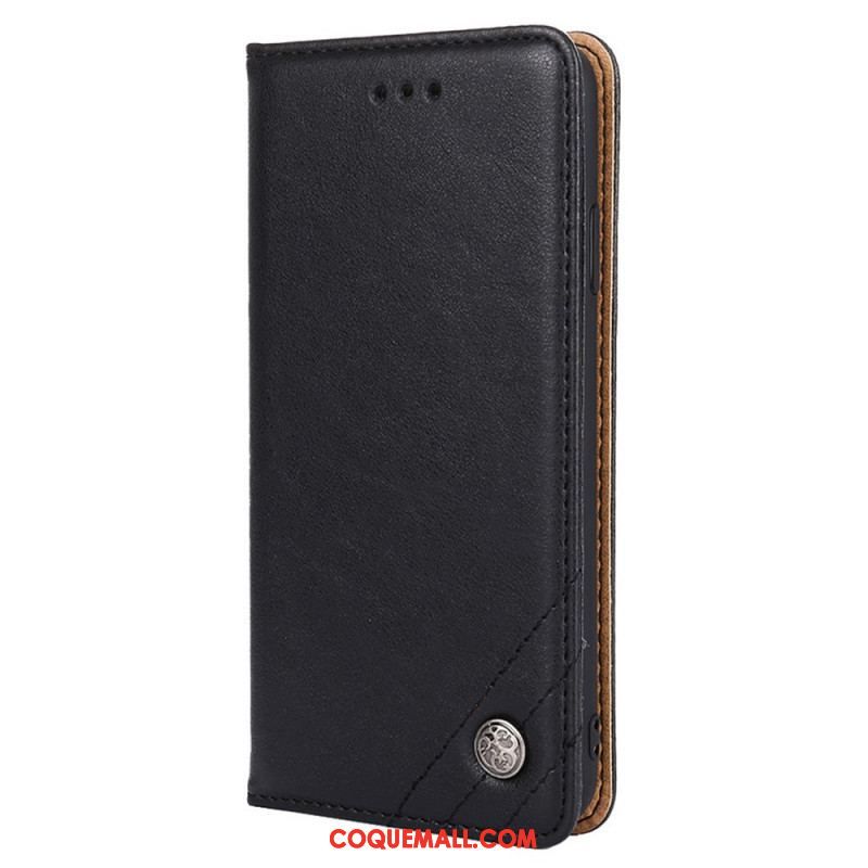 Flip Cover OnePlus 10 Pro 5G Rivet Décoratif