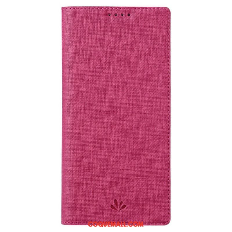 Flip Cover OnePlus 10 Pro 5G Texture Tissu VILI