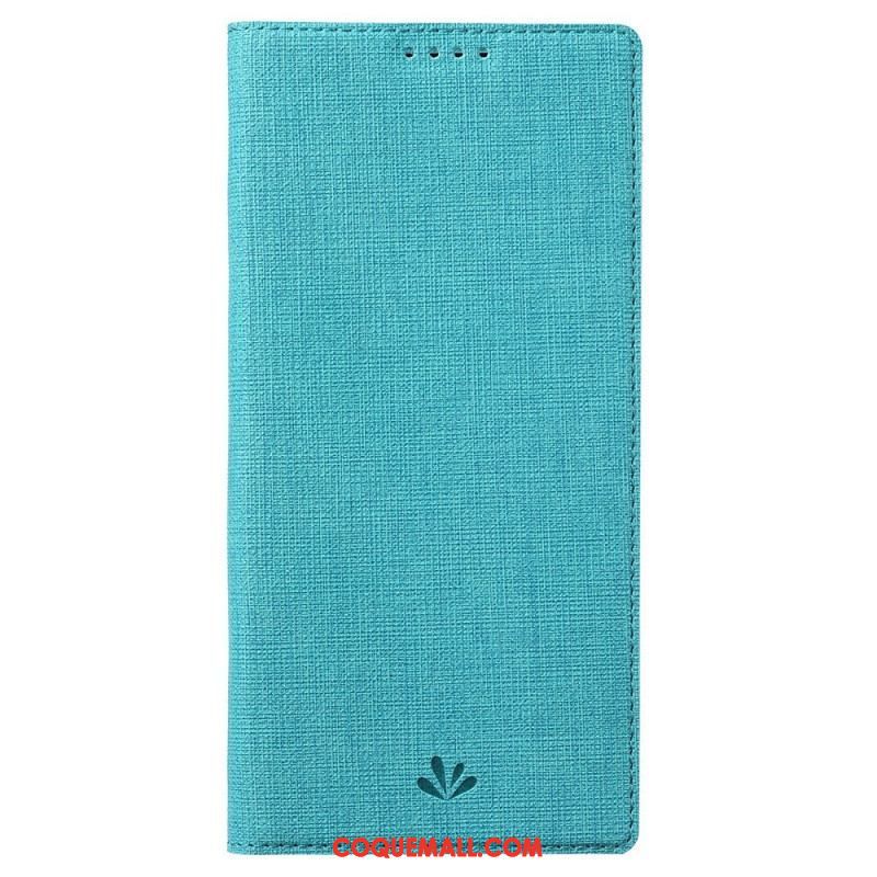 Flip Cover OnePlus 10 Pro 5G Texture Tissu VILI