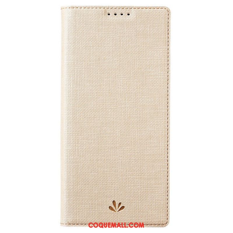 Flip Cover OnePlus 10 Pro 5G Texture Tissu VILI
