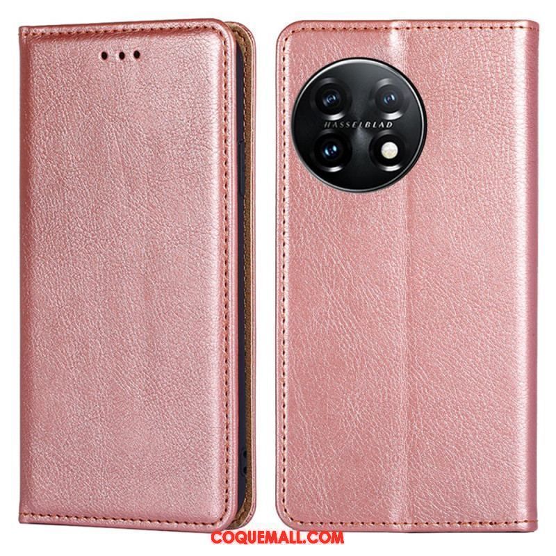 Flip Cover OnePlus 11 5G Simili Cuir Coutures