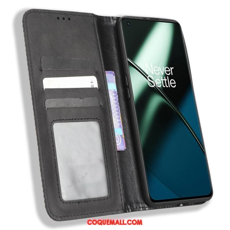 Flip Cover OnePlus 11 5G Style Cuir Stylisé