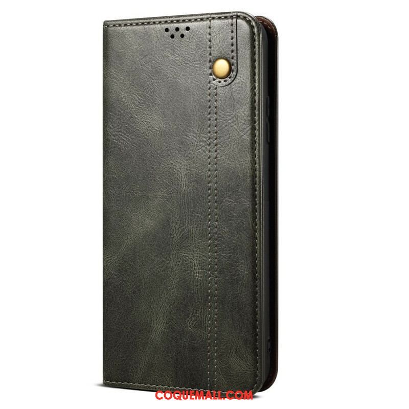 Flip Cover OnePlus Nord 2 5G Simili Cuir Ciré