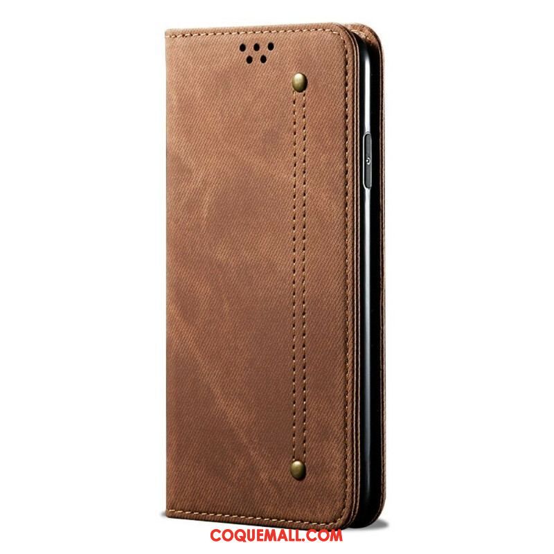 Flip Cover OnePlus Nord 2 5G Simili Cuir Texture Jeans