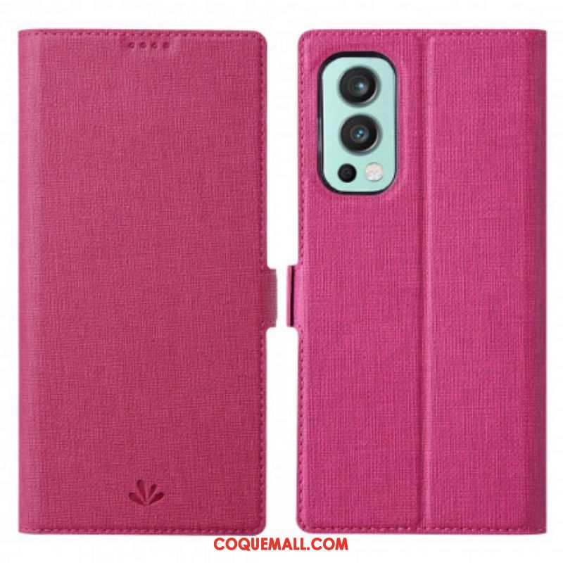 Flip Cover OnePlus Nord 2 5G Texturée VILI DMX