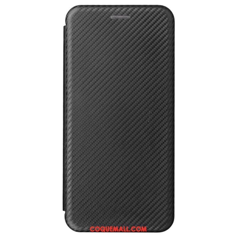 Flip Cover OnePlus Nord 2T 5G Fibre Carbone à Anneau