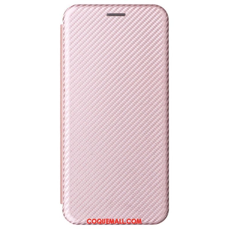 Flip Cover OnePlus Nord 2T 5G Fibre Carbone à Anneau