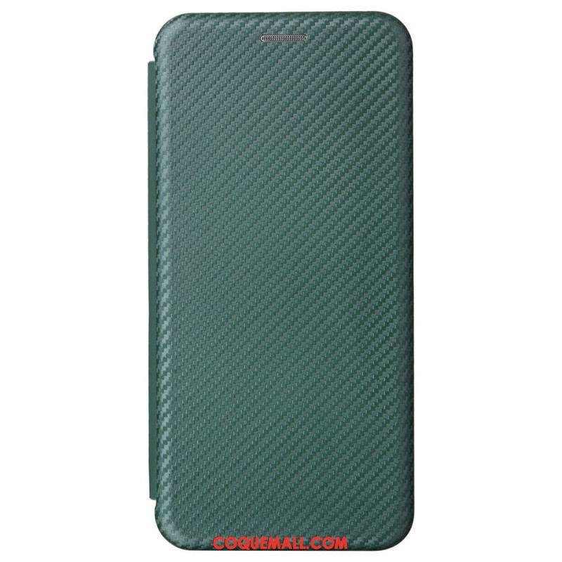 Flip Cover OnePlus Nord 2T 5G Fibre Carbone à Anneau