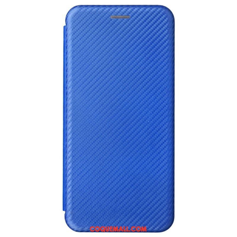 Flip Cover OnePlus Nord 2T 5G Fibre Carbone à Anneau