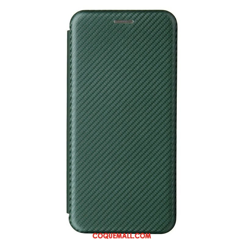 Flip Cover OnePlus Nord CE 5G Silicone Carbone Coloré