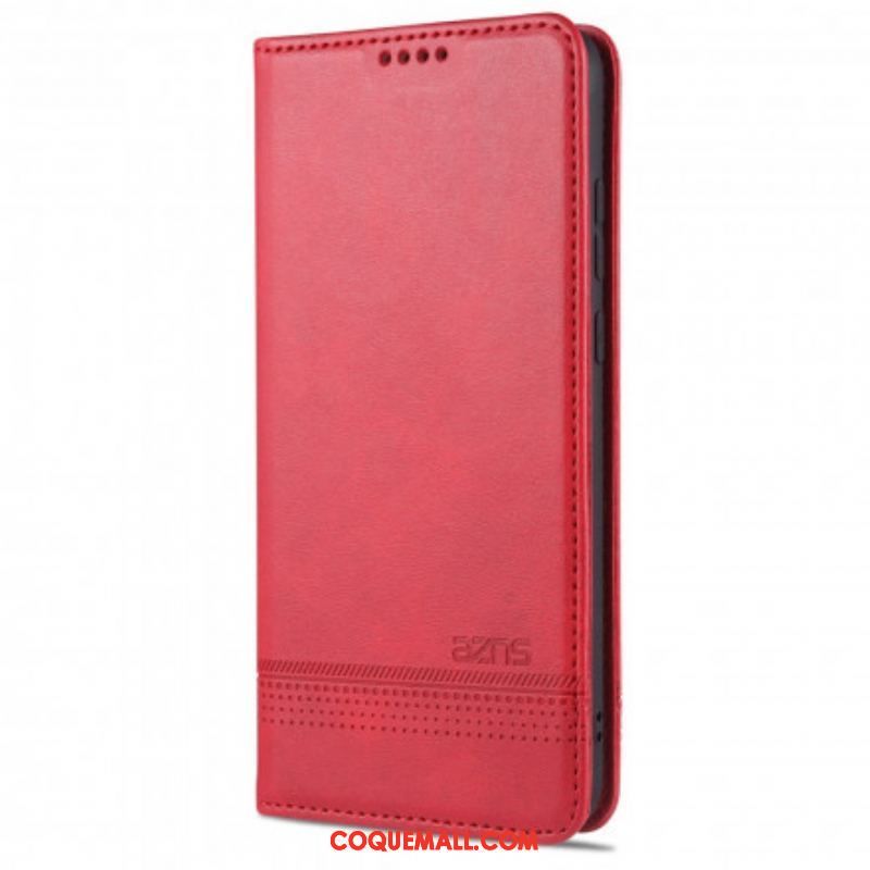 Flip Cover Oppo A15 Style Cuir AZNS