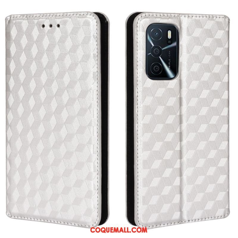 Flip Cover Oppo A16 / A16s Effet Cuir Diamant