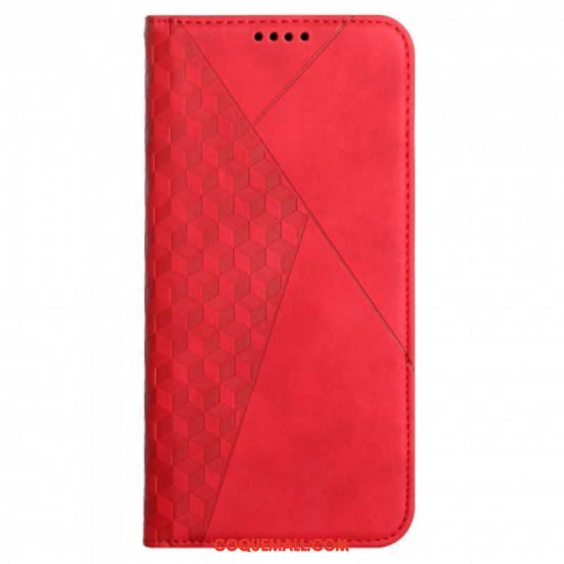 Flip Cover Oppo A54 5G / A74 5G Skin-Touch style Cubique