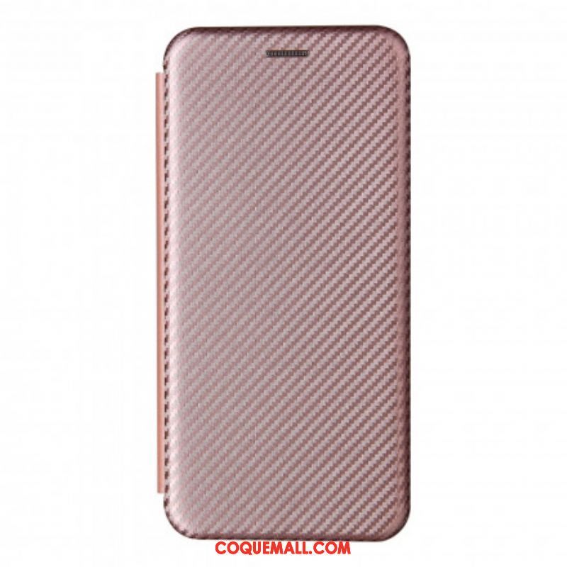 Flip Cover Oppo A94 5G Silicone Carbone Coloré