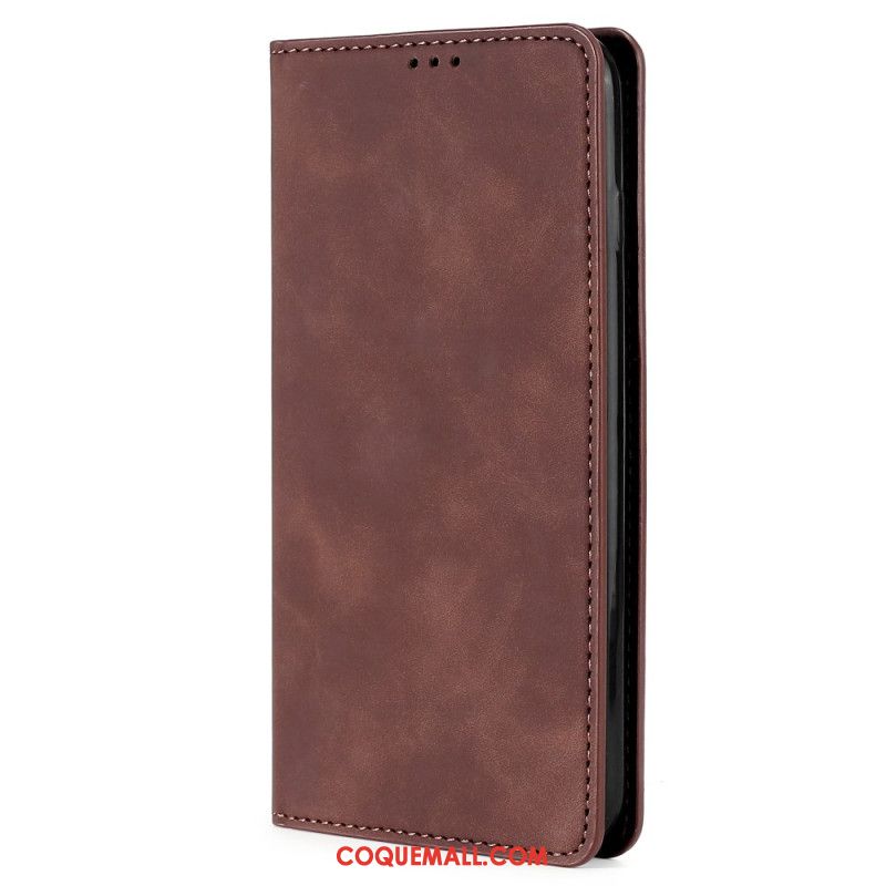 Flip Cover Oppo A98 5G Texture Rétro