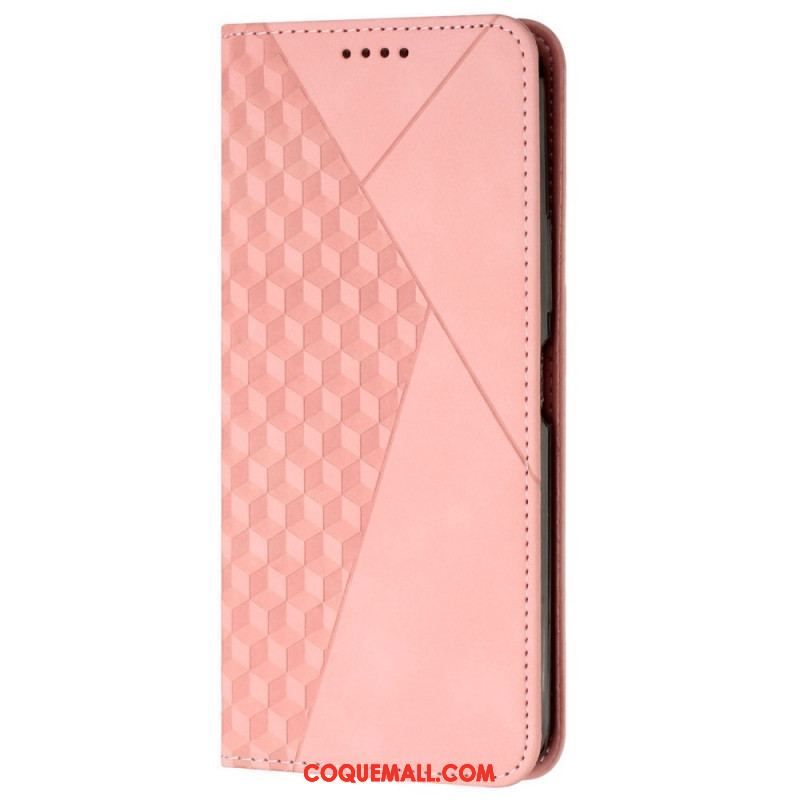 Flip Cover Oppo Find X5 Lite Simili Cuir Motif