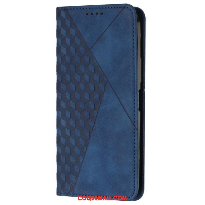 Flip Cover Oppo Find X5 Lite Simili Cuir Motif