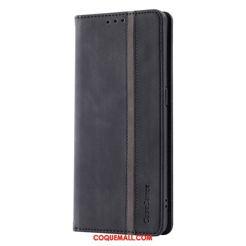 Flip Cover Oppo Find X5 Pro Simili Cuir CASEDANCE