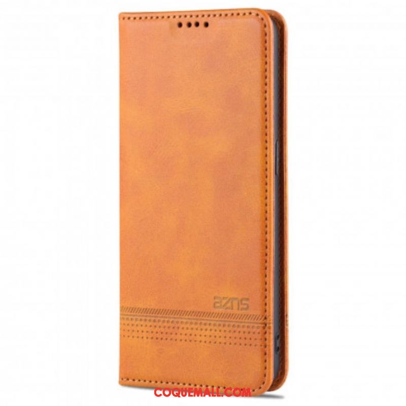 Flip Cover Oppo Reno 6 5G Style Cuir AZNS