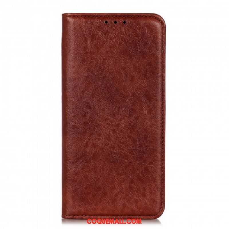 Flip Cover Oppo Reno 6 5G Texture Cuir