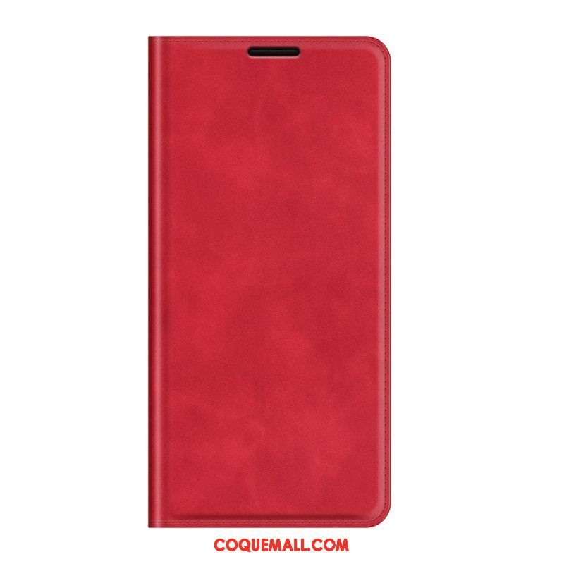 Flip Cover Oppo Reno 6 Pro 5G Skin-Touch Douceur