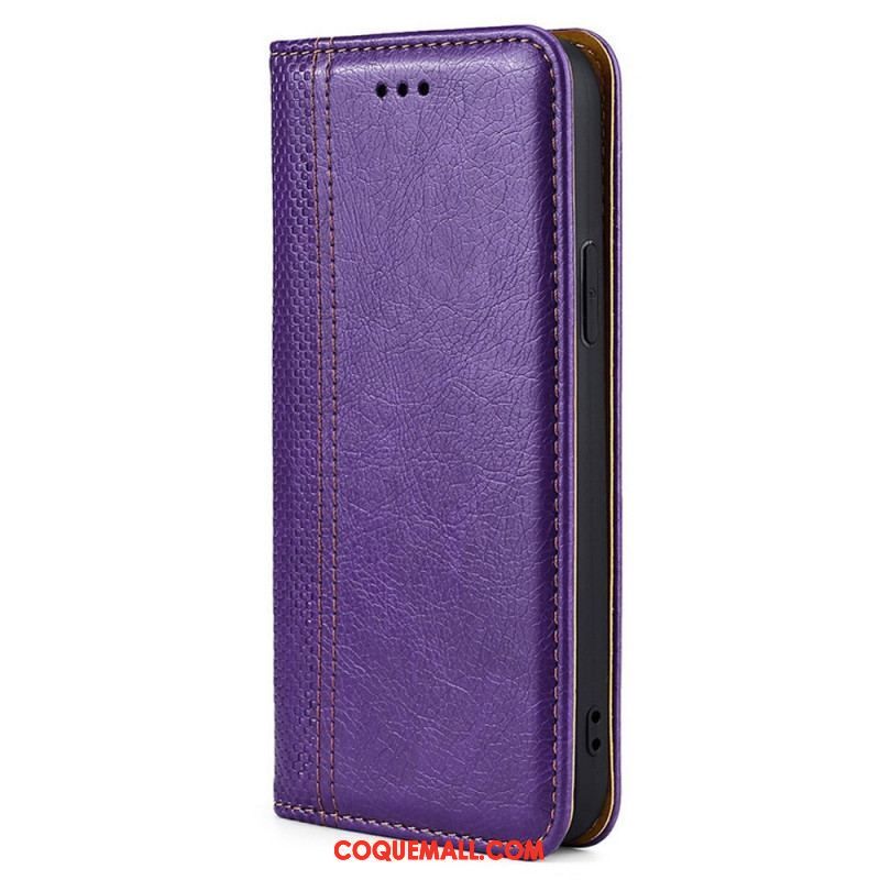 Flip Cover Oppo Reno 7 Simili Cuir Vintage