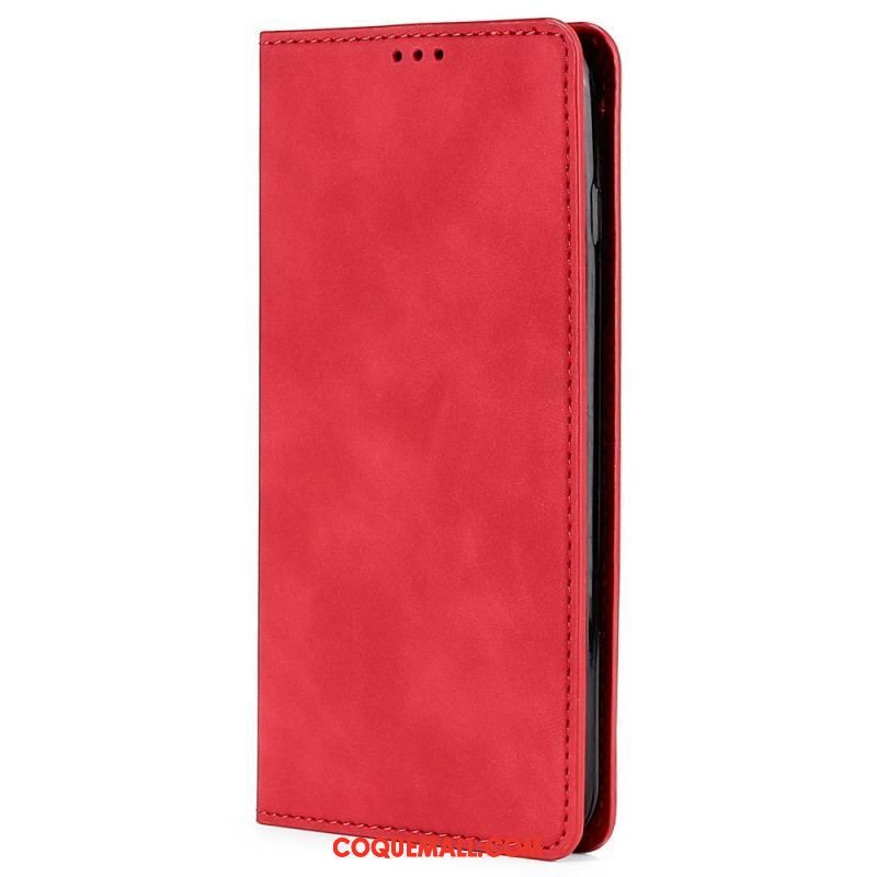 Flip Cover Oppo Reno 8 Effet Cuir