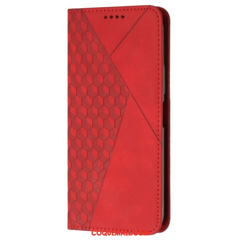 Flip Cover Oppo Reno 8 Style Cubique