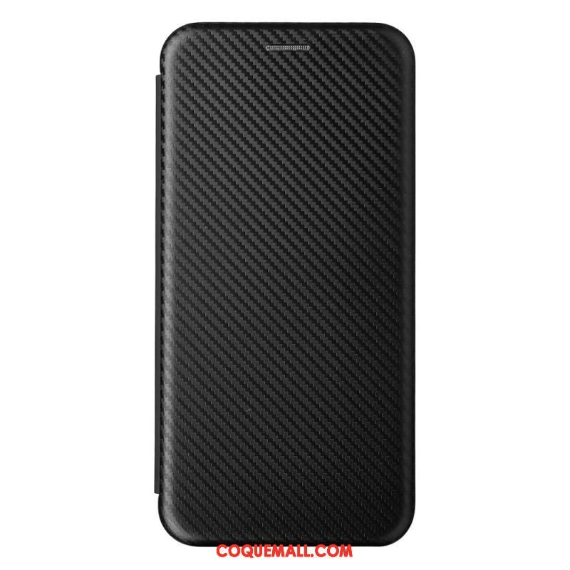 Flip Cover Samsung Galaxy A13 5G / A04s Fibre Carbone
