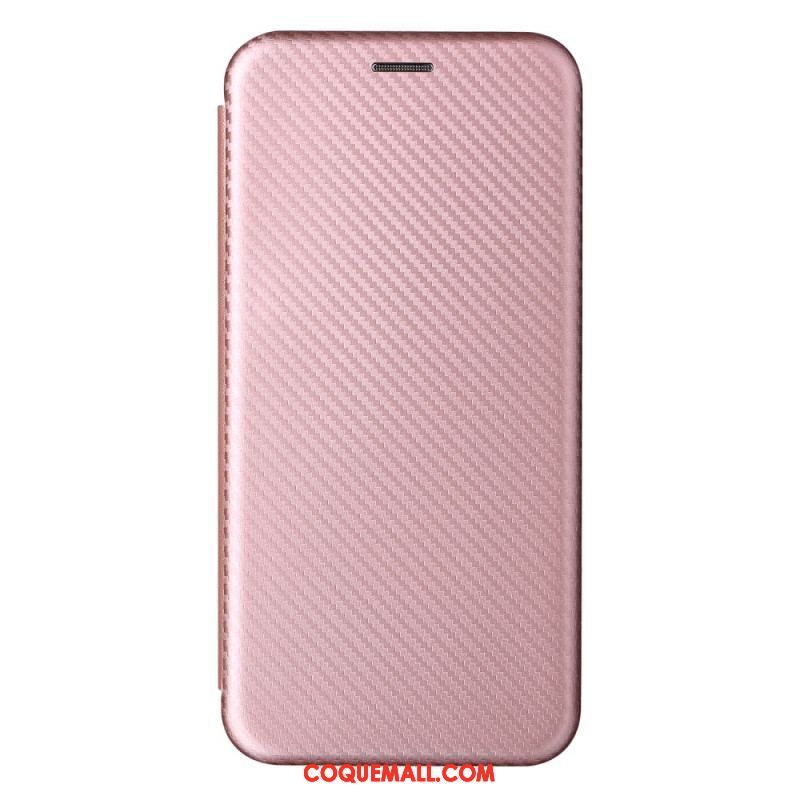 Flip Cover Samsung Galaxy A13 5G / A04s Fibre Carbone