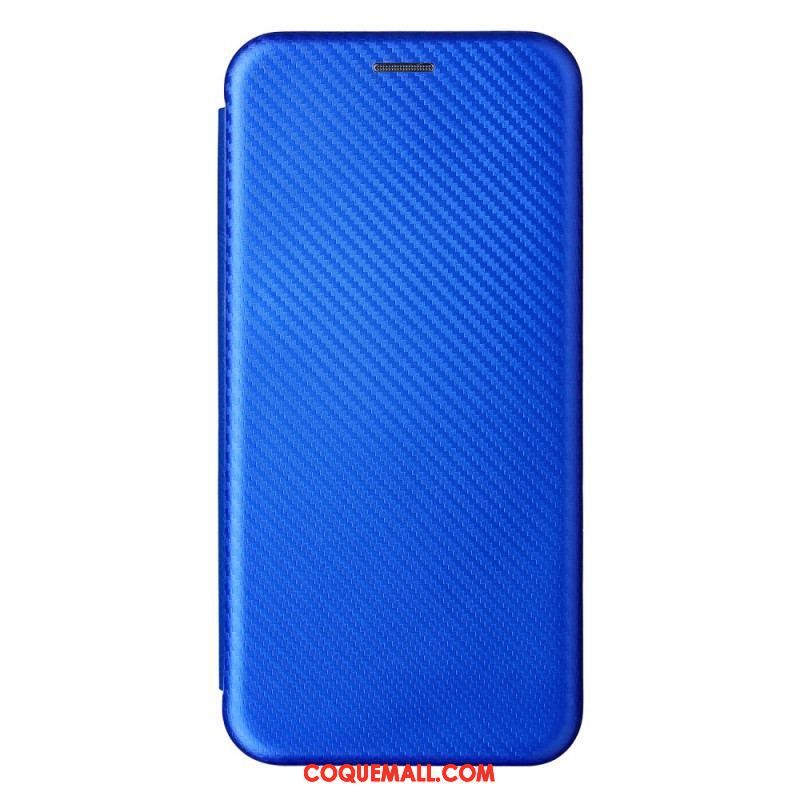 Flip Cover Samsung Galaxy A13 5G / A04s Fibre Carbone