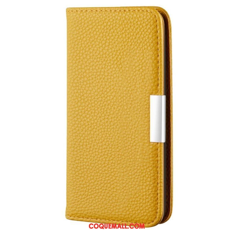 Flip Cover Samsung Galaxy A13 5G / A04s Simili Cuir Litchi Ultra Chic