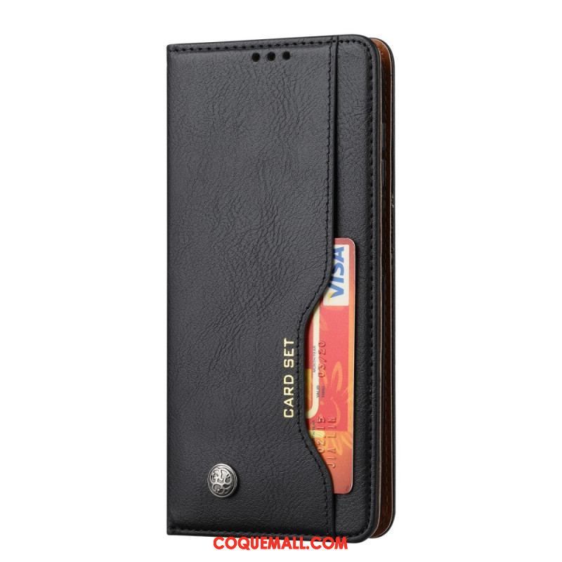 Flip Cover Samsung Galaxy A13 5G / A04s Simili Cuir Porte-Cartes