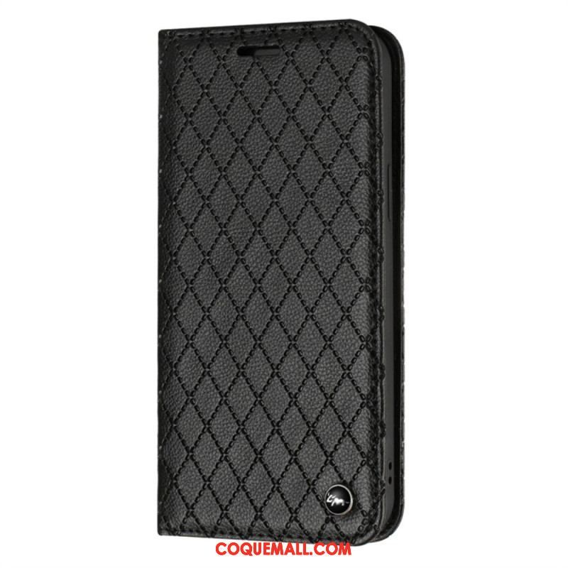 Flip Cover Samsung Galaxy A14 5G / A14 Losanges RFID